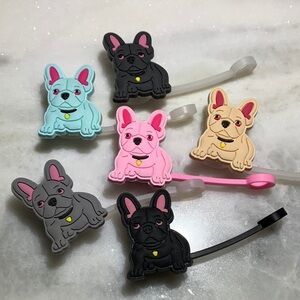 NWOT 6 pc straw toppers